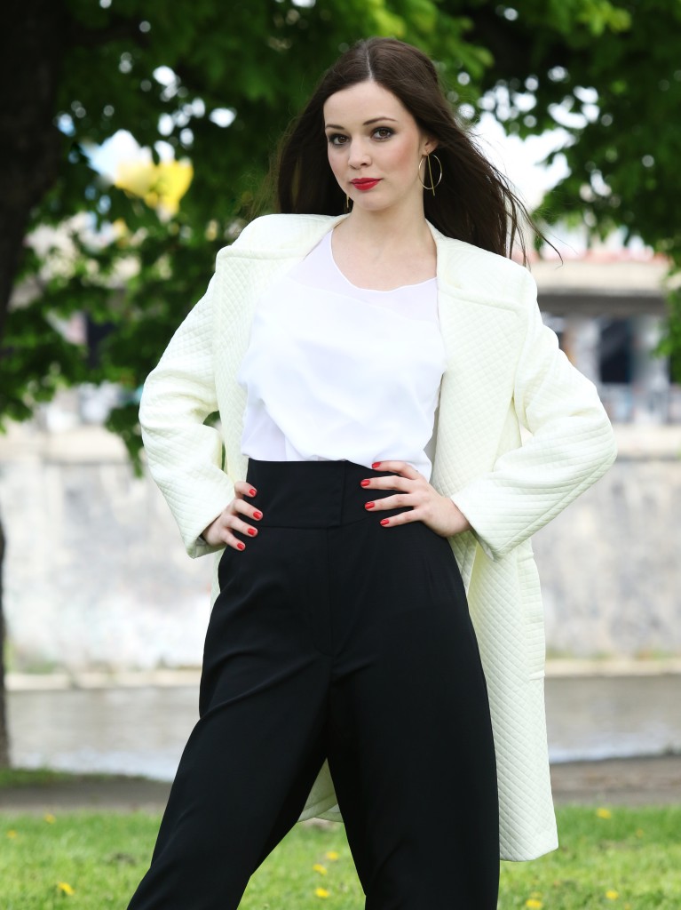 Fotografie pro model – Černo bílý outfit