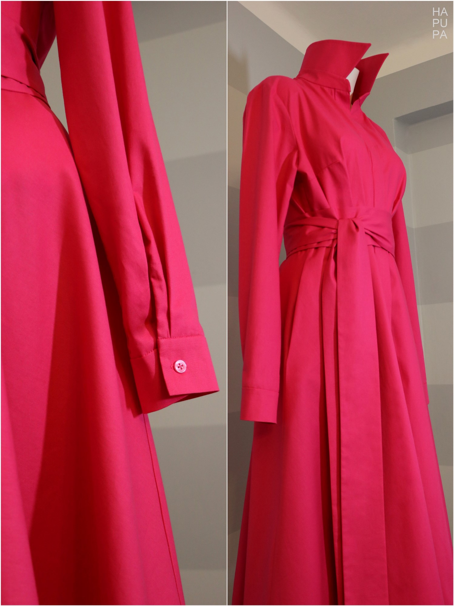 Fotografie pro model – Růžové košilové šaty